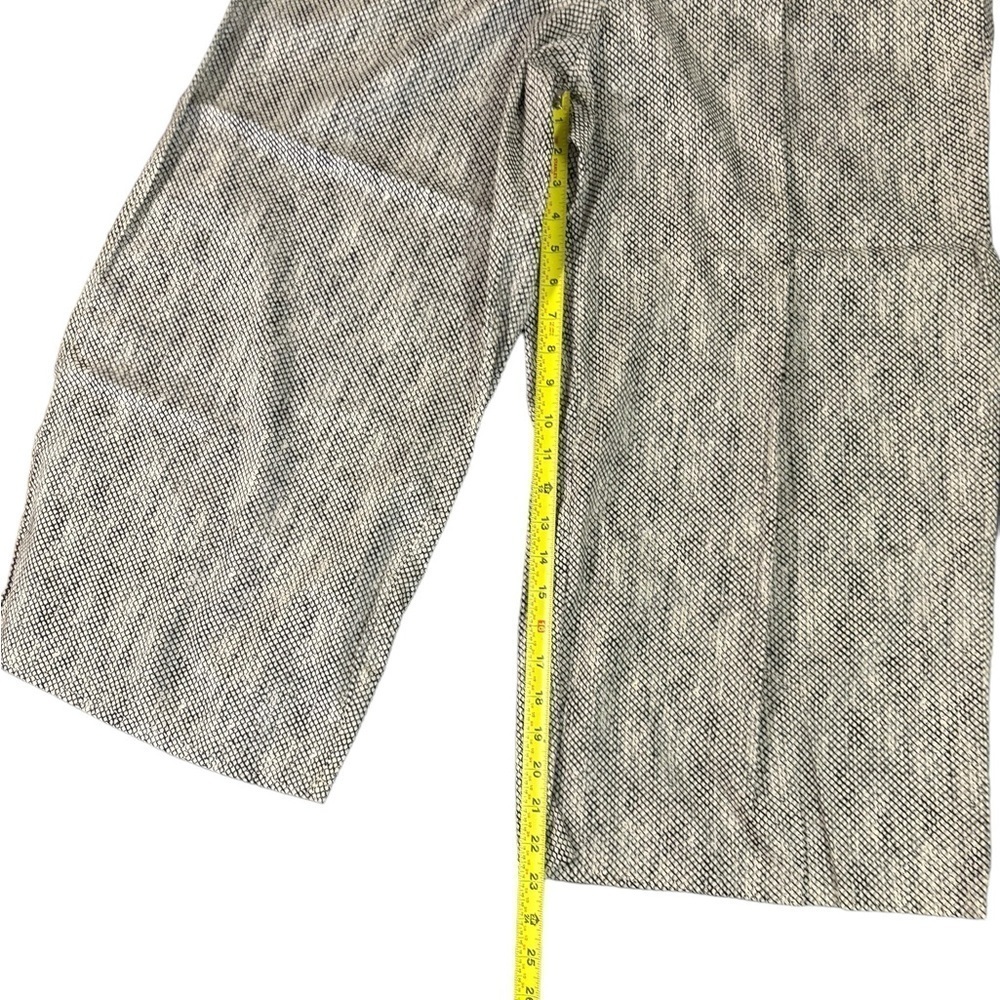 RARE Eileen Fisher 100% Organic Cotton Chainette Printed Wide Leg Crop P… - Picture 9 of 11